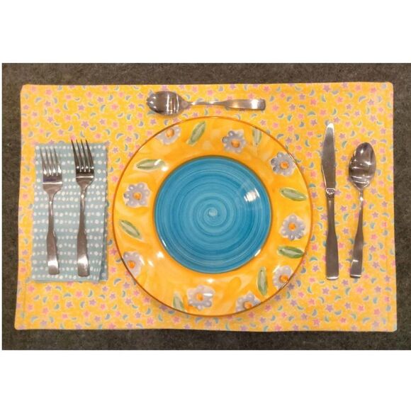 NEW Moon and Stars Cotton Placemats (Set of 2) - Picture 2 of 7